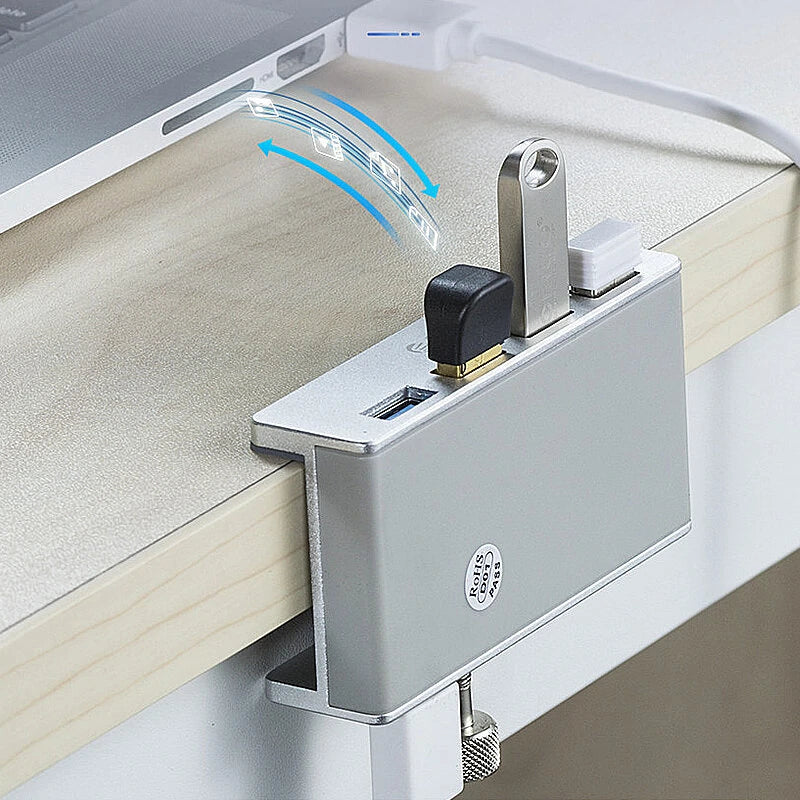 ORICO MH4PU-P 4 in 1 USB 3.0 Hub Docking Station USB Adapter with Power Supply 5Gbps Fast Data Transmission for Laptop Phone Accessories