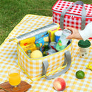 IPRee Folding Basket Picnic Basket Outdoor Handheld Basket Insulation Box Household Supermarket Shopping Storage Basket