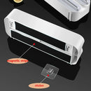 Creative Magnetic Wall-mounted Multifunctional Double-layer Plastic Wrap Cutter Baking Cutter Adjustable Kitchen Supplies Storage