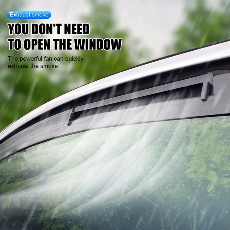 2-Speed Car Exhaust Fan 3-Head Cooling Fan Car Air Purifier Radiator Fan Window Vent Cool Ventilation Cooling Fan for Eliminating Odors Reducing Temperature with Exhaust  Deodorizing Function