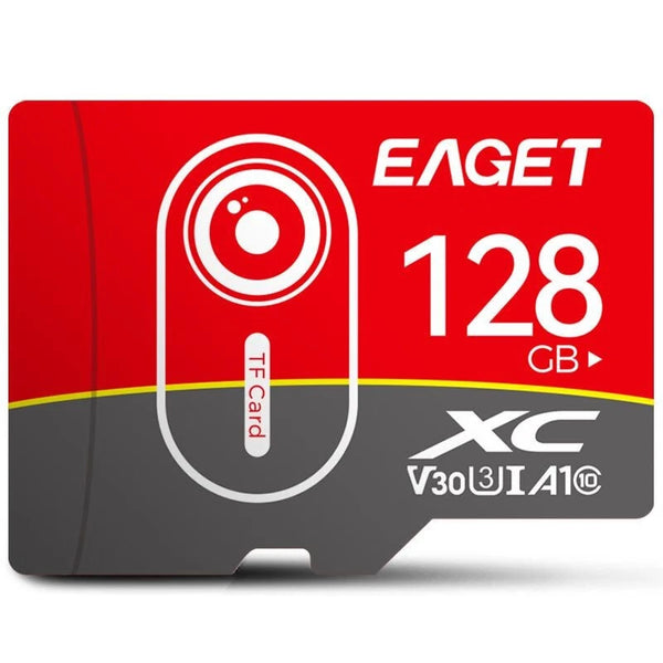 EAGET T1 TF Memory Card 128GB 64GB 32GB Class10 U3 High Speed Flash Memory Flash Cards for Phone Driving Recorder Camera