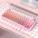 LEOBOG Hi75 Aluminum Alloy Wired Mechanical Keyboard with Multimedia Knob Gasket Structure Hot Swappable RGB Type-C 81 Keys 75% Layout Self-assembly Customized Gaming Keyboard