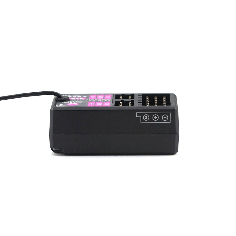 Flysky FS-R7V 2.4G 7CH ANT Protocol PWM/PPM/i-BUS/S.BUS RC Receiver External Single Antenna Built-in Gyroscope for G7P/G7P+ Transmitter RC Airplane Car Boat