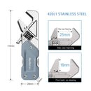 NexTool 6 In 1 EDC Adjustable Wrench Multitool Pocket Hand Tools Kit Screwdriver Bit Set Multi Function Tools Folding Knife File