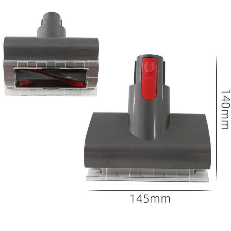 Mini Electric Turbo Brush forDyson V7 V8 V10 V11 for Mattress Sofa Chair with Rigid Bristle High-Density Fiber Efficient Vacuuming