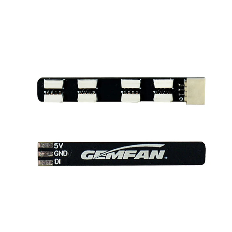 4PCS GEMFAN LED 08 / LED 20 5V Programmable Arm LED Strip Light / CU Controller Module 2-6S for DIY RC Drone FPV Racing