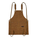Woodworking Gardening Apron for Men with Multiple Tool Pockets Canvas Work Apron for Woodworkers Gardener Carpenters Blacksmiths
