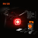 [Type-C Version]MAGICSHINE RN120 V2.0 Bike Taillight 260 Visibility IPX6 Waterproof 2000m Distance Bicycle Rear Light for Night Cycling
