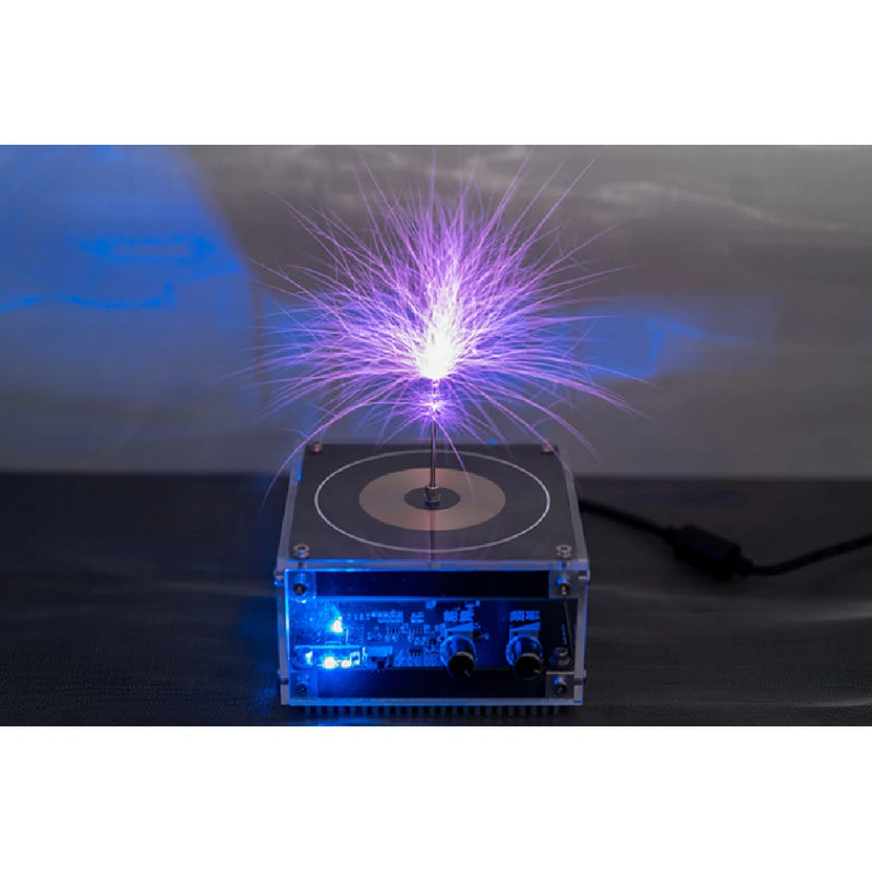 Stark Long Arc And Bluetooth Music Dual Mode Music Tesla Coil Palm Flash Bluetooth Flash Length 10CM Science Toys