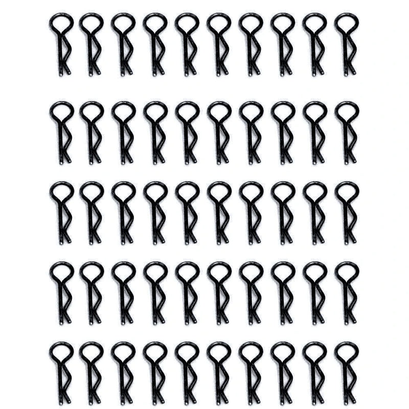 100PCS Universal RC Body R-Type Clips Pins for All 1/10 1/12 Scale Redcat HPI Himoto HSP Exceed RC Car Parts Truck Shell Replacement