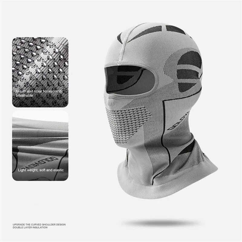 Winter Face Guard Ski Face Guard Ultra-thick Windproof Full Face Guard Balaclava Super Soft Sweat Absorption for Cycling Skiing