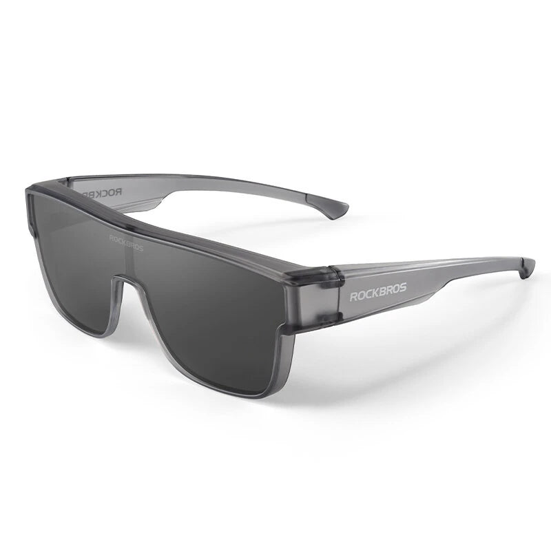 ROCKBROS Polarized Cycling Glasses Set Myopia Anti-glare HD Lightweight UV Protection Sports Sunglasses Bicycle Goggles for Outdoor Travel Fishing Driving Riding