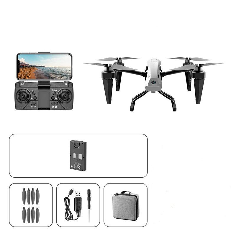 LSRC KS66 WiFi FPV with 6K HD Dual Camera Switchable Optical Flow Hover Brushless Alloy Material 197g RC Drone Quadcopter RTF