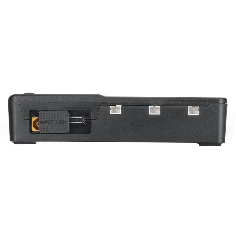 GEPRC WooPower W63 78W 3A*6 6 Ports  1S Lipo Battery Charger Discharger with Storage Function 1.54-Inch IPS Display Support LiPo/LiHV/LiFe 1S Battery PH2.0/BT2.0  Plug