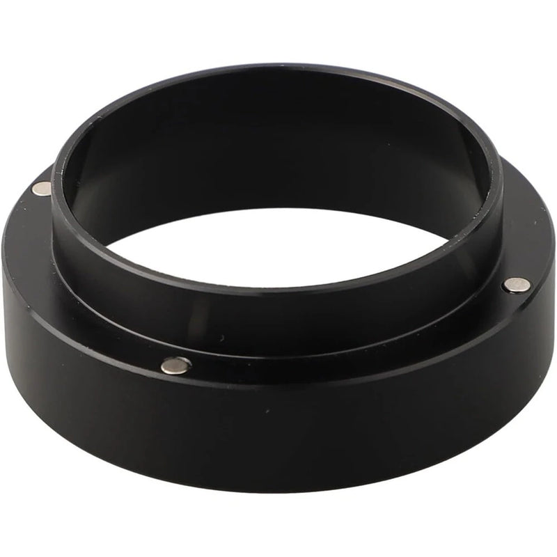 Universal Aluminum Coffee Dosing Ring for Espresso Machines 51/54/58MM Color Black Anti-Fly Powder Design Perfect for Accurate Dosing
