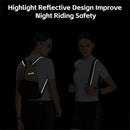 WEST BIKING 3L Reflective Warning Cycling Backpack Comfort Fit Lightweight Breathable Portable Waterproof MTB Road Bike Bag for Outdoor Sports Travel