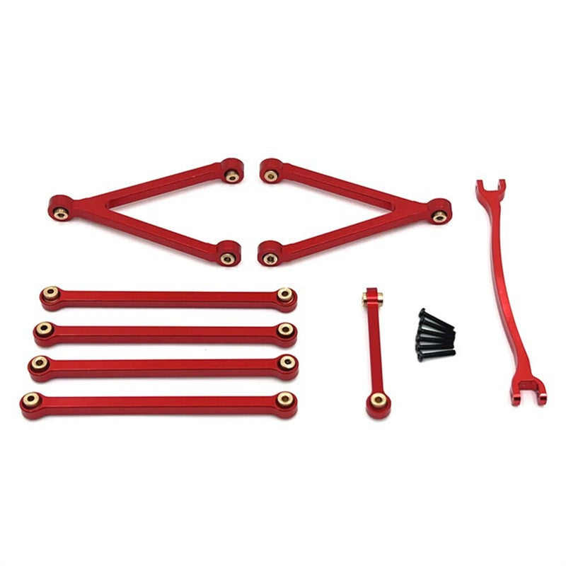 Upgraded Metal Linkage Tie Rods Parts Set for Land Rover D110 Range Discovery FMS FCX24M 1/24 Rock Crawler RC Cars Vehicles Models Spare Accessories
