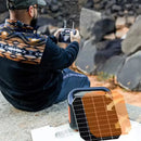 5 in 1 Multifunctional Solar Camping Tent Fan 7800mAh Battery Power Bank LED Light Solar Panel Energy Efficient Cooling System