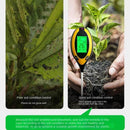 4 in 1 Professional Soil Tester Moisture PH Temperature Sunlight Intensity Meter Digital Display Soil Tests