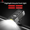 X-TIGER USB Rechargeable Bike Light, Super Bright 1800 Lumen Wide Angle View Bicycle Lights, Easy To Install Bike Front Lights, Bicycle Headlight Safety Flashlight