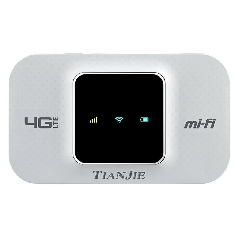 TIANJIE M806 150Mbps Wifi Router 4G Sim Card Wireless Modem FDD/TDD Signal Amplifier Mobile Car WI-FI Mesh with 2100MAh Battery