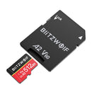 BlitzWolf BW-TF4 Class 10 A2 V60 UHS-1 TF Memory Card 64GB 128GB 256GB 512GB Micro SD Card Read Speeds Up to 180MB/s Supports 4K UHD Video Recording