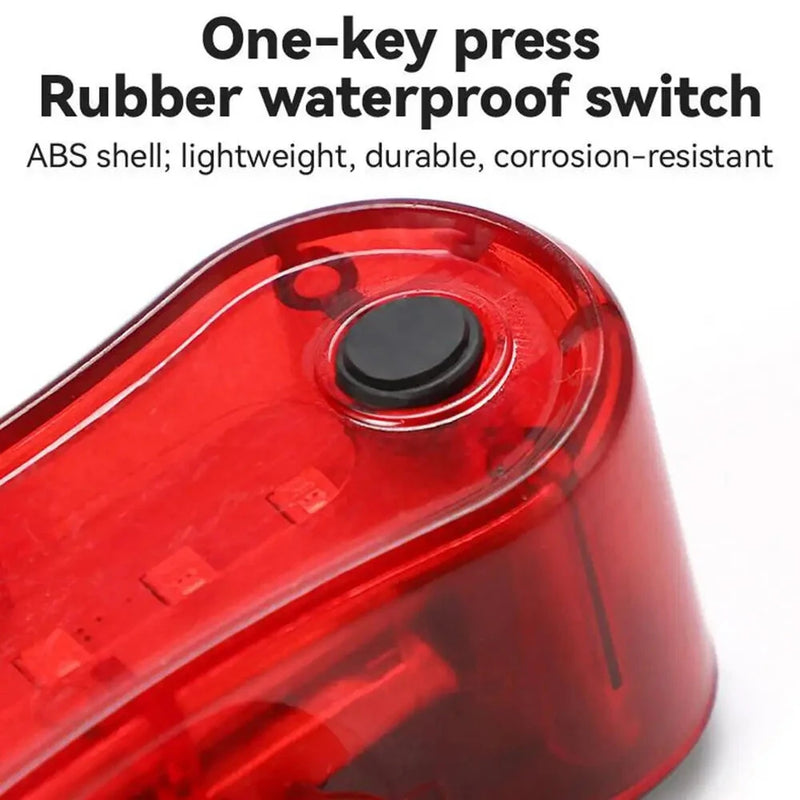 BENGGUO High Brightness Mini Bicycle Taillight 150mAH USB Charging Waterproof 3 Modes Bike Rear Light for Night Riding Safety Warning