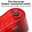 BENGGUO High Brightness Mini Bicycle Taillight 150mAH USB Charging Waterproof 3 Modes Bike Rear Light for Night Riding Safety Warning