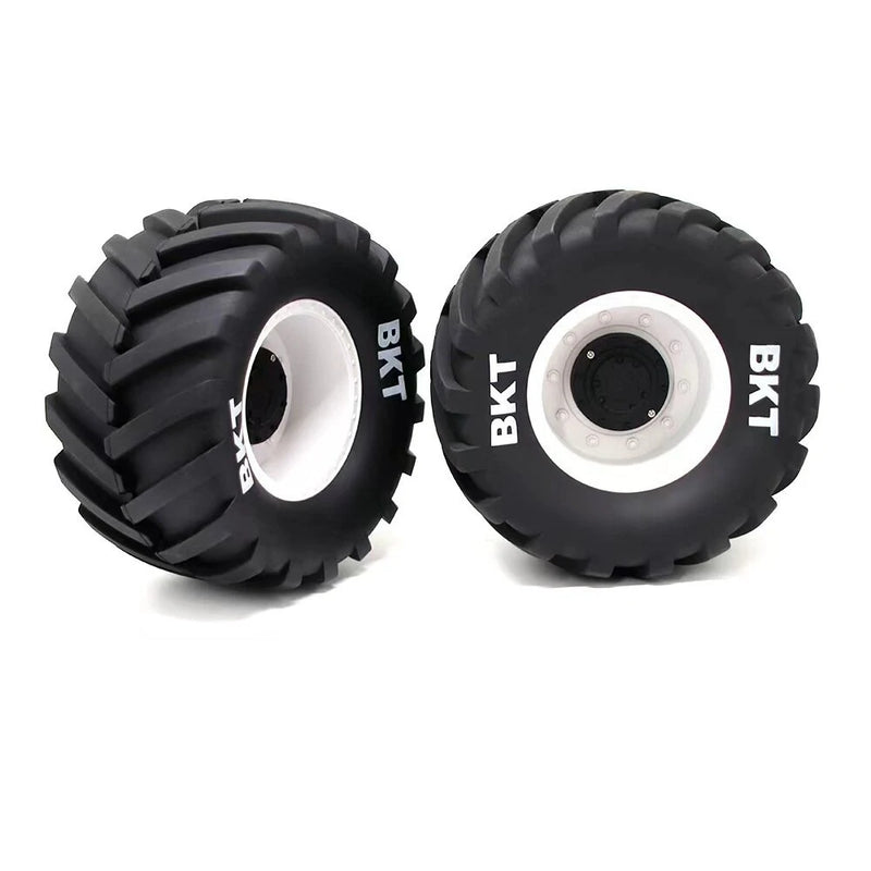 2PCS Monster Truck Tires Wheels 14mm/17mm Adjustable for 1/8 LOSI LMT W66 KYOSHO Axial RC Cars Vehicles Models Spare Parts