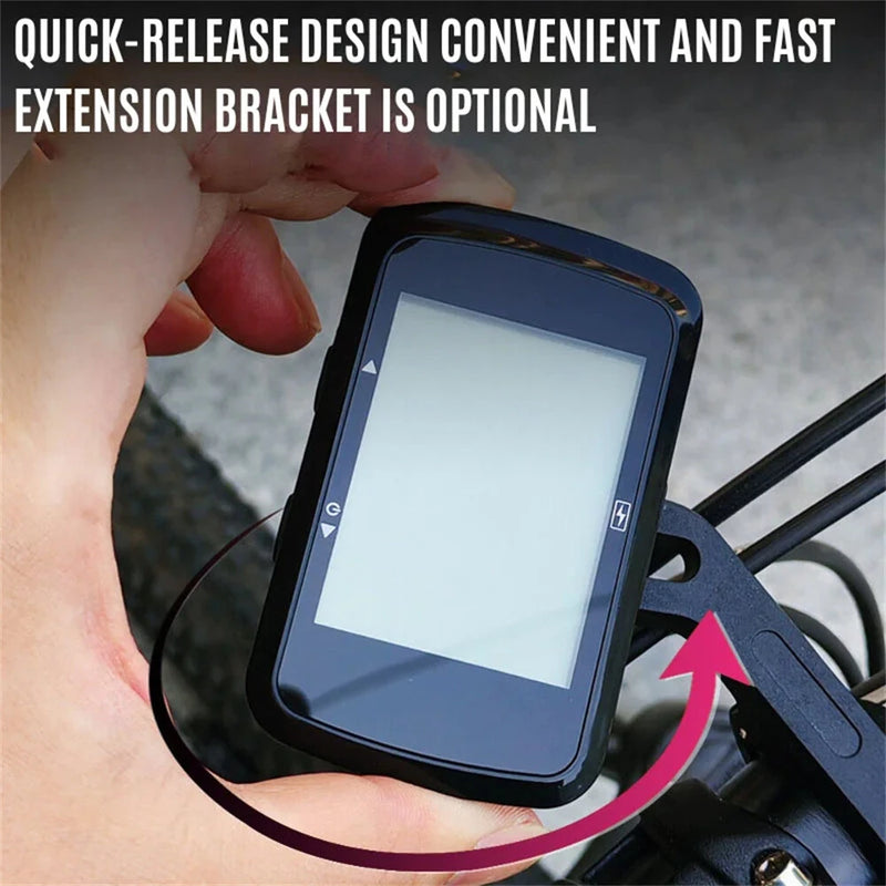 OFFBONDAGE 2.4-inch GPS Wireless Bicycle Computer 5-Star Positioning Type-C Charge Cycle Speedometer Digital Stopwatch Bike Odometer for Road MTB