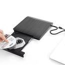 XD020 USB3.0+Type-C 2-in-1 Slim External DVD RW CD Writer Drive Burner Reader Player Optical Drives for Laptop PC DVD Burner DVD Portatil