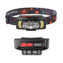 810/810s XPE+LED+COB Strong Light Smart Wave Sensor Headlamp Built-in Battery USB Charging Power Display Headlight