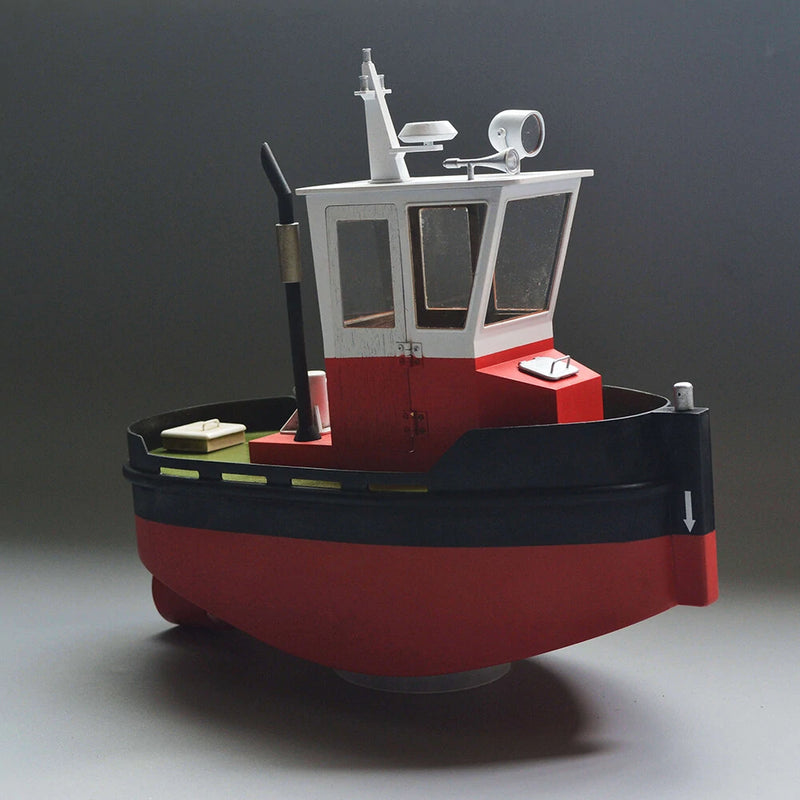 Tony Ray Aero Model 1/18 Mini Little Otter Tug Boat RC Ship DIY KIT Unassembled w/ Motor ESC Servo Micro Toys