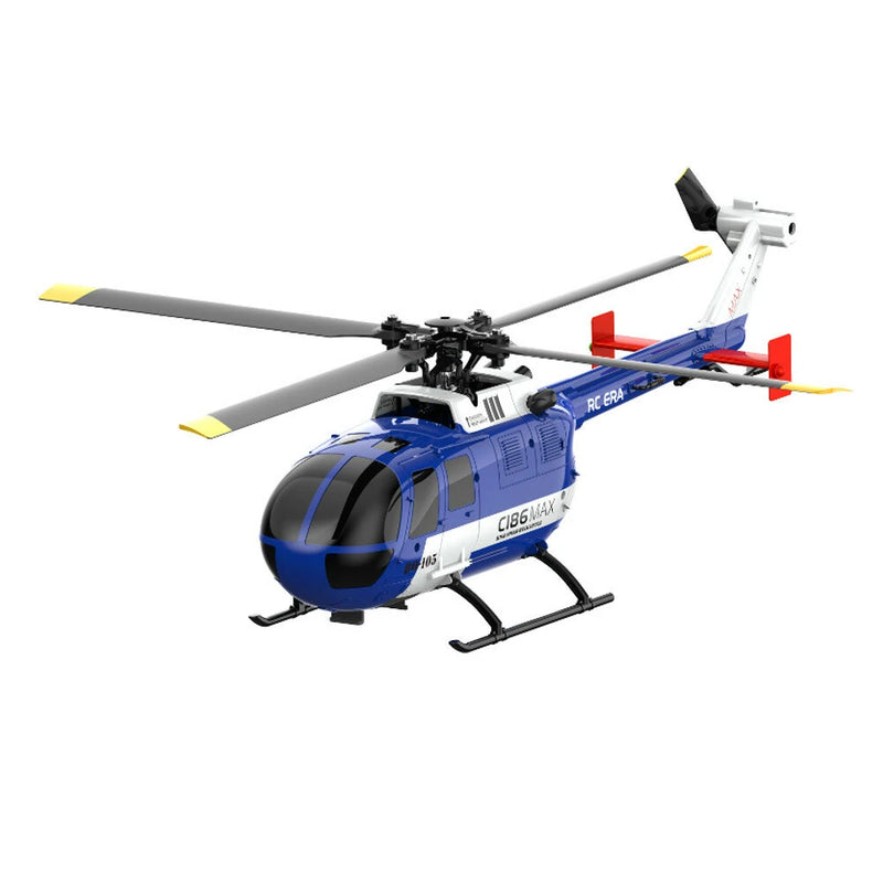 RC ERA C186MAX 2.4G 4CH 6-Axis Gyro Optical Flow Localization Altitude Hold Flybarless RC Helicopter RTF