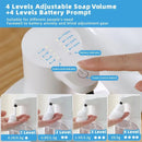 Smart Foam Hand Soap Dispenser 500ml Capacity Waterproof Design with Infrared Sensor for Home Kitchen Bathroom