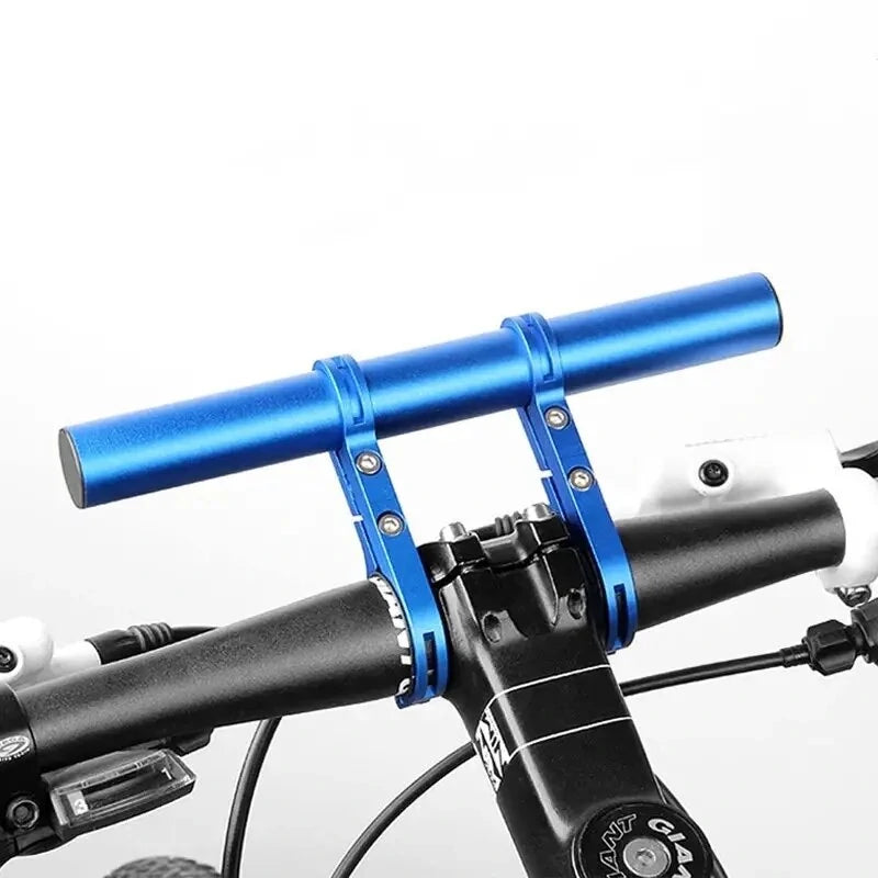 Xmund 20cm Aluminum Alloy Bicycle Handlebar Extender Mount Flashlight Holder
