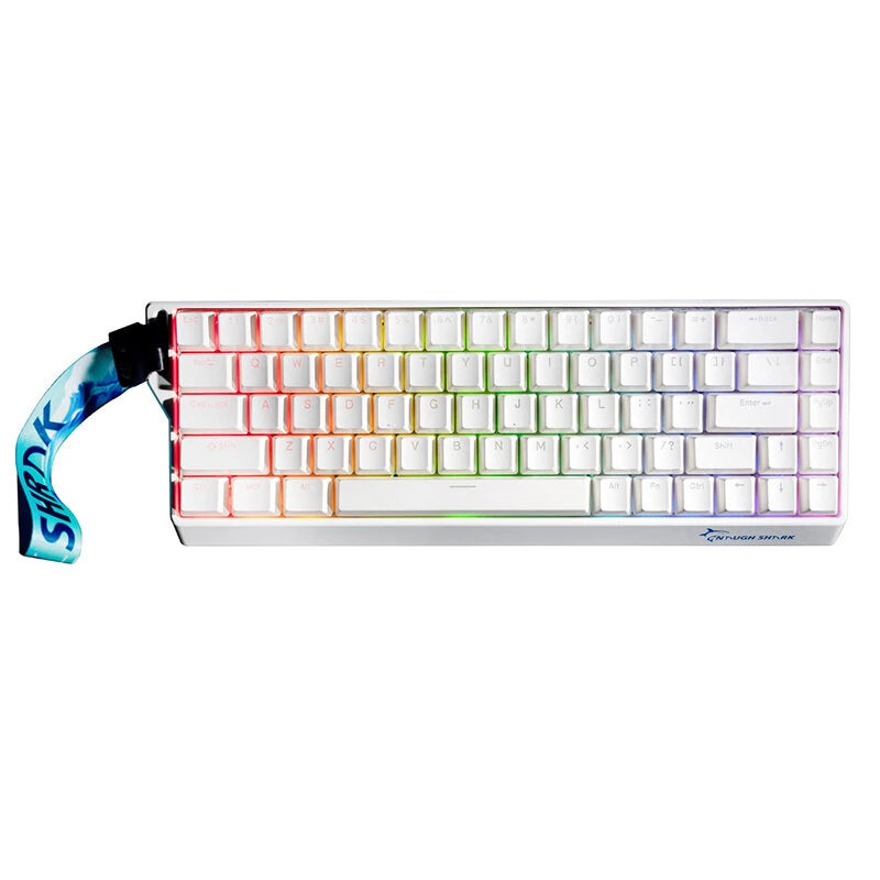 Gamakay x NaughShark NS68 Wired Mechanical Keyboard Hall Effect Magnetic 8K Polling Rate 0.01mm RT Accuracy RGB Backlight Hot-Swap Type-C Wired Gaming Keyboard