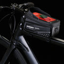 TAKEZERO 1L Bicycle Bag Waterproof Bike Phone Holder Frame Front Tube Cycling Bag Phone Case Support for 4.7-6.8 Inch Touch Screen Smartphones