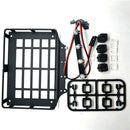 Luggage Rack with Light For MJX 1/12 H12Y RC Car Spare Vehicle Parts Models Accessories
