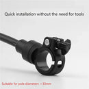 BENGGUO 1/2Pcs Bicycle Hose-adjustable HD Rearview Mirror 360 Degree Adjustable Wide Angle Shockproof Electric Vehicle Mirror for Handlebar Diameters Below 32mm