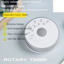 Electronic Digital Timer with Magnetic Suction, Simplified, Circular Rotation, Cooking, Learning, Exercise Time Management, Silent