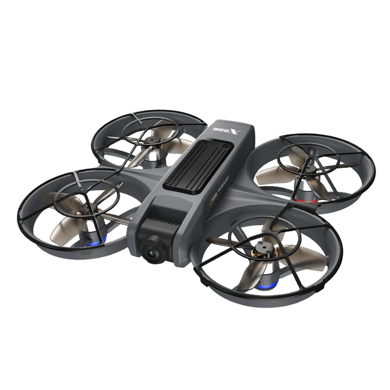 X226 WiFi FPV with Goggles Glasses / 5.9inch LCD Screen Controller HD Dual Camera Electrically Adjustable Optical Flow Hover Circle Protection LED Light Brushless 2.4G 4CH 6-Axis Remote Control Toys RC Drone Quadcopter RTF