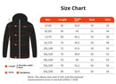 TENGOO 9 Zones Smart Electric Heated Jacket - 60s Fast Heating, USB Charging, Warm Outdoors Sports Thermal Coat Clothing Cotton Jacket