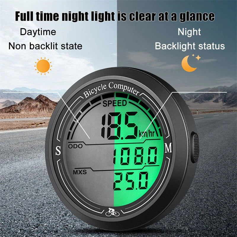 XANES Wireless Bicycle Computer IP67 Waterproof Bike Speedometer Bicycle Odometer Stopwatch Bike Accessories for MTB Road Cycle