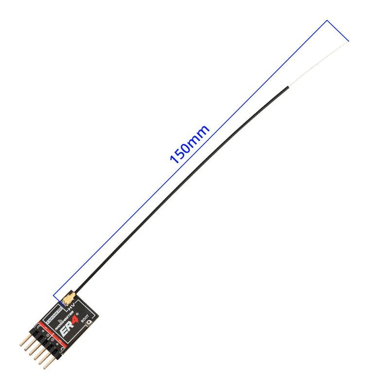 Radiomaster ER4 2.4GHz 4CH ExpressLRS ELRS RX PWM Receiver Support Voltage Telemetry for F3P RC Airplane Car Boat Tank