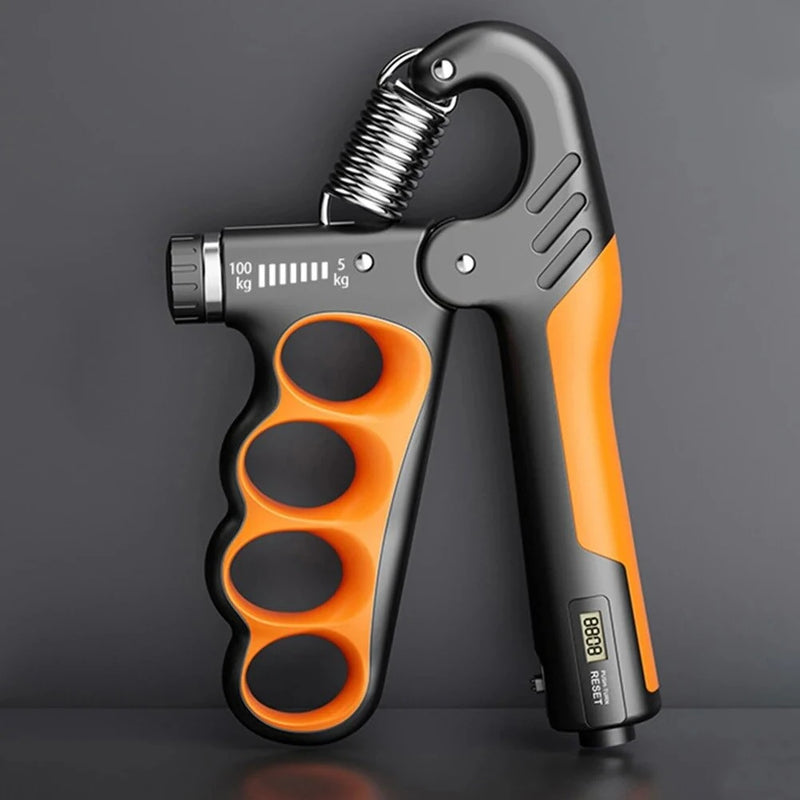 KALOAD 5-100 KG Adjustable Resistance Electronic Counting Hand Grip Strength Trainer Wrist Expander Training Hand Gripper Hand Gripper for Home Gym Fitness