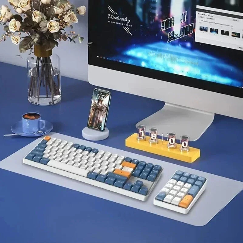 Aigo A18 22 Keys Dual Mode Mechanical Number Keypad Hot-swap PBT Two-color Keycaps Quick Calculator 2.4G/Wired Customed Numeric Keypad Keyboard