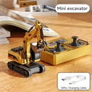 Z6750/Z6752/Z6753 RTR 1/64 2.4G Mini RC Car Alloy Forklift Excavator Dump Truck Support App Remote Controlled LED Light Sound Engineering Vehicle Two Speed Desktop Toys Model Collection Gift For Boys
