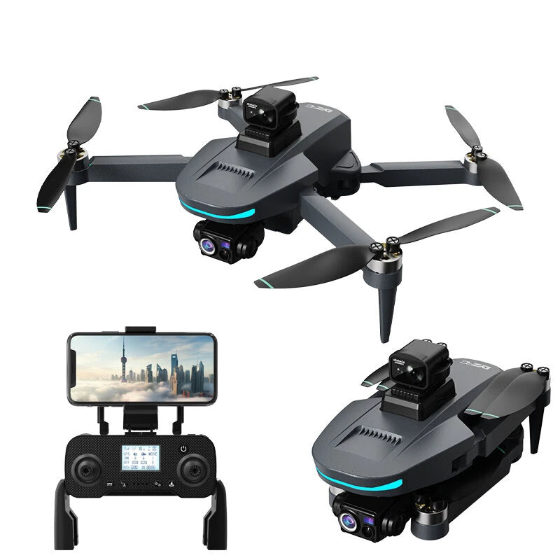 LYZRC L200 PLUS MAX 249g GPS 5G WiFi FPV with 4K EIS HD Dual Camera 3-Axis Mechanical Stabilization Gimbal 360 Obstacle Avoidance Brushless Foldable RC Drone Quadcopter RTF