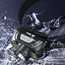 LEM Outdoor 800LM Wave Sensor Headlamp Dual Light Source Ultra-Bright Headlamp Long-Lasting Rechargeable Helmet Lamp for Outdoor Night Fishing Riding